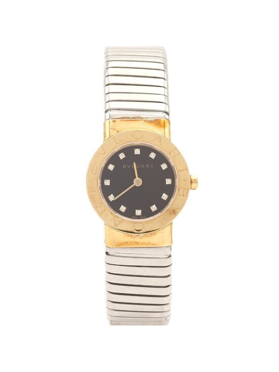BVLGARI Tubogas Brown BBL262TC11SPG/12.M | eBay Bvlgari Bulgari Tubogas L 12 YG Quartz Watch